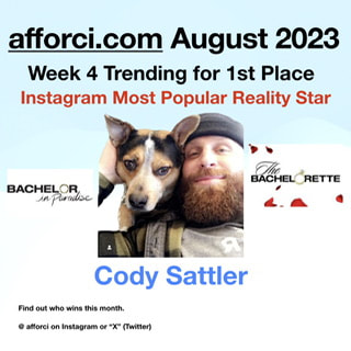 Cody Sattler, bachelorette, bachelor in paradise, afforci
